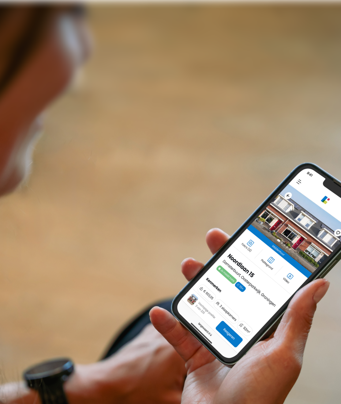 HuurdersApp interface